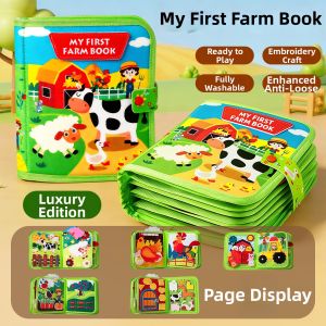 Tear Resistant Biteable Cloth Book For 6 Months Baby