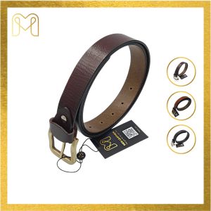 Thắt lưng nam thắt lưng da bò size 3.5cm khóa kim cao cấp Men Leather MD3R4 có tặng kèm cây đục lỗ dây nịt nam hàng hiệu sang trọng