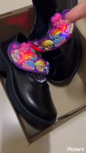 ถูกที่สุด มีเก็บปลายทาง รองเท้านักเรียน//รองเท้าพละ มีไฟ ลายลิขสิทธ์ โพนี่ Little Pony