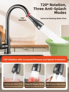 YEMO | Pressure Boosting Splash-Proof Kitchen Faucet Extender