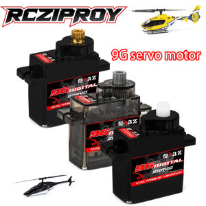RCZIPROY 9g Mini Servo Digital Micro Servo Plastic/Iron/Copper Gears for RC Vehicle Boat Helicopter Robot