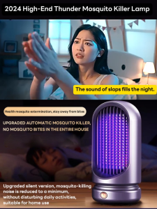 USB Rechargeable Mosquito Killer Lamp UV Light Silent Mosquito Trap Safe for Home Use Lampu Nyamuk Electric Bug Zapper 灭蚊灯