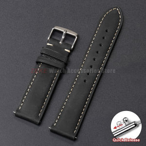 18mm 20mm 22mm Cowhide Watch Strap 14/16mm 24mm Universal Retro Brown Quick Release Watchband for Samsung Galaxy Watch 8/7/6/5/4