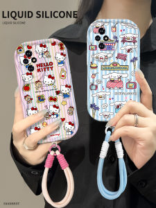 Cute Cartoon Cat Dog Phone Case for Huawei Honor 200 Series Shockproof Soft Shell with Lanyard Korean Style Creative Design