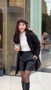 [Voucher 15% MOV 199K cap 100K Áo Khoác Phao Nữ Dáng Dài Mũ Lông HeraDG Trần Bông 3 Lớp Chất Liệu Xanh Recycle Cản Gió Chống Nước WJKBC2048