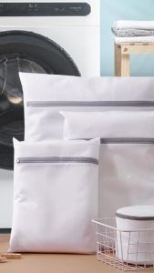 Combo 5 Túi Giặt Đựng Quần Áo Lưới Mịn Living C Có Khóa Bảo Quản Quần Áo Đồ Lót Trong Máy Giặt