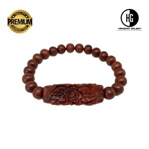 gelang kayu nogosari nagasari ukir bunga h338