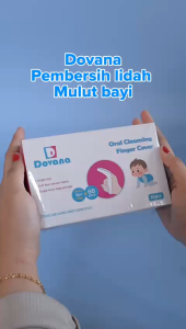 Dovana Pembersih Lidah Gigi Mulut Bayi Isi 65Pcs Baby Oral Cleaner Finger Wipes Tisu Jari Kasa Dry