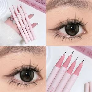 ปากกาอายไลเนอร์ชนิดน้ำ DIKALU ให้เส้นบางเฉียบ กันน้ำ ไม่เลอะเปื้อน กันเหงื่อ สีน้ำตาลติดทนนาน ต่อเนื่องยาวนานถึงขอบตา