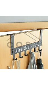 COSY Gantungan Tempel Pintu Minimalis Hook 6 Kaitan / Gantungan Baju Hook / Gantungan Pintu Kamar Tanpa Paku Dan Bor / Untuk Gantung Baju Handuk Tas Dan Lain-Lain / Hook Hanger Gantungan Belakang