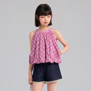 iplant | Halter Plaid Girls Vest