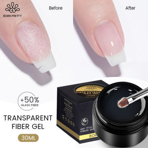 BORN PRETTY 30ml Fiber Glass Extension Nail Gel Repair for Broken Thicken Thin Nails Manicure Fiberglass Repaired Nails