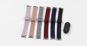 Nylon Elastic Strap for XiaoMi Band 10 9 8 NFC Sport Soft Belt Adjustable Replacement Wristband Comfortable Bracelet Tali Jam Tangan Smartwatch for Mi Band 8 9 10 Accessories