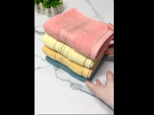 ผ้าเช็ดตัว (100% cotton) ขนาด 70x140 ซม. ผ้าเช็ดตัวหลายสี ผ้าขนหนูหนาและนุ่ม อัพเกรดคุณภาพผ้า ดูดซับน้ำได้ดี ไม่เป็นขุย