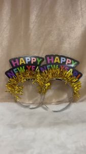 คาดผมปีใหม่ คาดผม happy new year เป็นขนาด freesize ใส่ได้ทั้งเด็กและผู้ใหญ่ (ACC282)