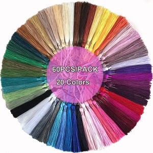 40/60PCS Craft Bookmark Keychain Tassels Jewelry Making Keychain TasselsGraduation Mini Tassels Bookmark Tassels DIY Material