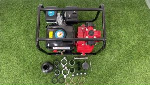 เครื่องสูบน้ำแรงดันสูง 2ใบพัด TIGER MAX 6.5 แรงม้า 2นิ้ว ส่งไกล 1000 เมตร ปั๊มดับเพลิง เครื่องยนต์ชนปั๊ม