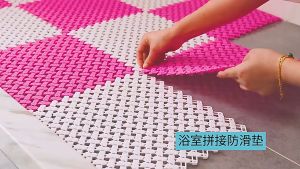 แผ่นรองกันลื่นในห้องน้ํา แผ่นรองกันลื่นในห้องน้ํา แผ่นกันลื่น แผ่นรองลื่น ห้องครัว 25*25cm เนื้ออย่างนิ่ม oo oo99.