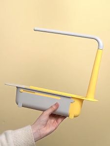 Telescopic Sink Shelf Kitchen Sinks Organizer Soap Sponge Holder Drain Rack Storage Basket Rak Sinki Teleskopik 厨房伸缩水槽架