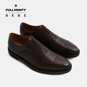 Collaborative New Style Handmade Oxford Shoes Brown Cow Leather