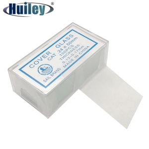 Free Shipping 100PCS 24x50 MM Microscope Glass Slides Cover Slips Blank Slides Microscope Accessories 0.13-0.17 MM Thickness