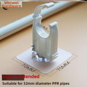 Drill-Free Wall Mounting Water Pipe Clip PPR