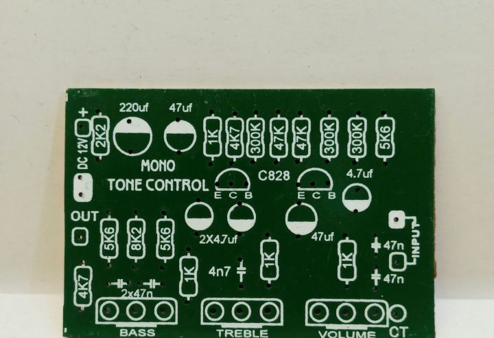 pcb tone control mono 2 tr 3 potensio | Lazada Indonesia