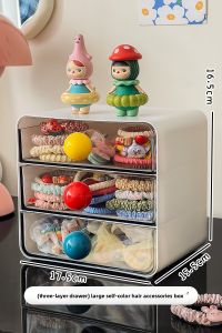 WEIAI | Child Hair Accessory Organizer Drawer with Clips