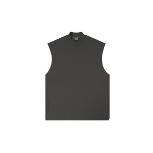 Áo Vest Không Tay Cotton Bodydream Mùa Hè Thoáng Khí Cổ Cao Thoải Mái Thường Ngày Thể Thao Không Tay Áo Thun Cotton Nguyên Chất