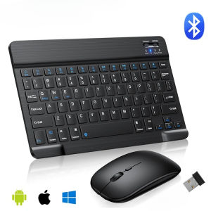 Spanish/English Bluetooth Keyboard 10inch For iPad 11th Air Pro Wireless Rechargeable Keyboard for Phone Tablet Laptop Universal