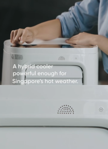 EuropAce 4-in-1 Hoseless Air Cooler with Air Con Compressor | EHAC18DH2WH | Hybrid Cooling Technology 60% Energy Savings 3 to 7x More Powerful (18K BTU of Cooling Power)