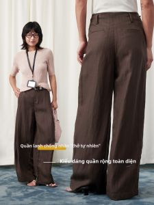 Lagur | Breathable Linen Anti-Wrinkle Leisure Long Pants for Summer