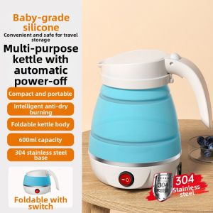 SOTHING | Portable Folding Electric Water Kettle Travel Mini Constant Temperature Home And Dormitory Use 0.6L Double Layer Stainless Steel