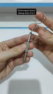 Gantungan Kunci Obeng 3in1 Plus (+) Minus (-) Hex Screwdriver V001