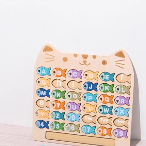 Đồ chơi giáo dục bảng ghép nhận thức về chữ cái và số giúp phát triển đa giác quan cho trẻ- DC5051