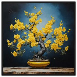 Tranh Treo Tường Canvas tranh dán tường Tranh Tết Hoa Mai  CGI-76