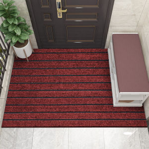 Thảm Lối Vào Chất Liệu Polyester Có Thể Tùy Chỉnh Hai Dải Sọc Màu Đơn