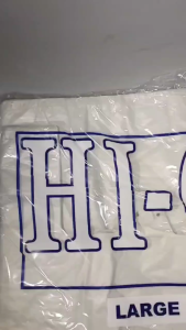 HI-Q Sando Bag White 50 Pcs per Pack/White Sando Bag/ Plastic Bag