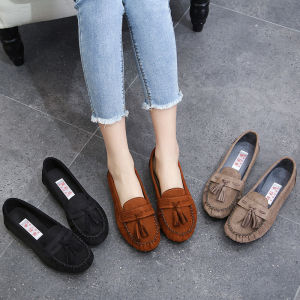 Beijing Ladies Flat Work Shoes Spring Summer Anti-Slip Traditional Cloth Shoes Comfortable Flat Bottom Shoes for Women