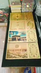 Kaligrafi Ayat Kursi Surat Yasin Kabah Masjid Nabawi Cutting Uk 35*75 Cm Cantik Hampers Kado Gift Hiasan Dinding
