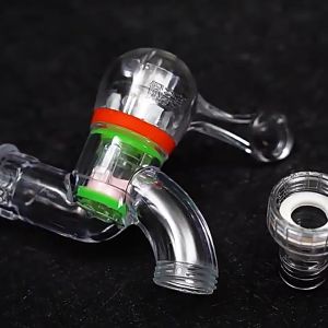 Vòi nước hồ nhựa trong suốt vòi nước quai gạt gắn bồn rửa tay chất liệu nhựa siêu bền và chắc chắn