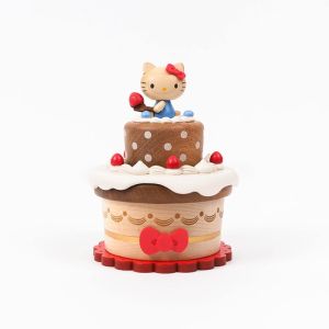 Creative Wooden Hellokitty Cat Music Box Gift Cute Birthday Present Simple Modern Style Decorative Item from Guangdong China