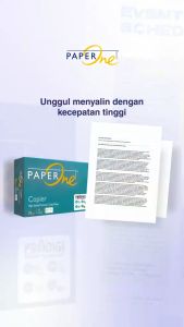 Paper One A4 75gr Kertas HVS Print Fotocopy Murah Berkualitas