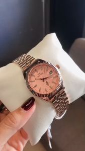 Paris Polo Club นาฬิกาข้อมือ รุ่น PPC-230211-RG-PK อะนาล็อก ลำลอง กันน้ำ