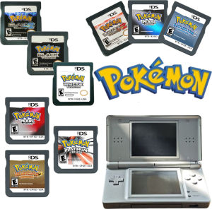 Bandai | ##Pokemon NDS Game Card 3DS 2DS DS Card SoulSilver HeartGold Platinum Game Card Pokemon Game Card BLACK Collecting Hobbies Gifts