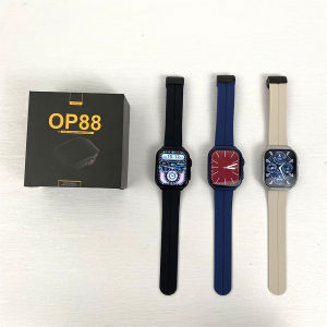 Đồng hồ thông minh đồng hồ thông minh op88 3D linh hoạt siêu 2 HD màn hình cong AMOLED Đồng hồ thông minh Vòng tay thể thao không thấm nước cuộc gọi bluetooth theo dõi sức khỏe tập thể dục VS H11 H12 siêu HK9 hk8