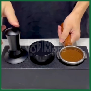 Tamper Espresso cân bằng lực nén cà phê lò xo chuẩn size 51mm 53mm 58mm chuyên dụng cho pha máy Mixmore