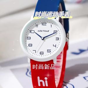 Penghantaran dari China [2025] Jam Tangan Wanita Bertali Silikon Lembut Gula-gula Terlaris Baru Jam Tangan Kuarza Parti Pelajar Sukan Universal Lelaki 317