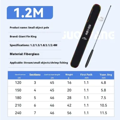 Small Fishing Rod Ultra Light and Ultra-Fine Short Section Hand-Held Fishing Rod Beginner Fishing Rod Set Stream Rod