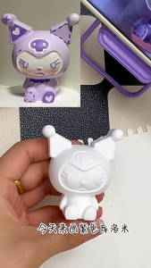 Cartoon Hand-painted Plaster Statue DIY Hand-painted Toy Childrens Gift Lootbag